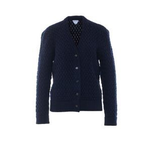 Bottega Veneta Women Intrecciato Wool Cardigan